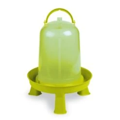 Abreuvoir Poule En Plastique Gamme Eco 8L Vert Avec Pieds - Gaun