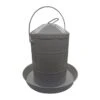 Abreuvoir Poule En Acier Galvanisé Peint En Gris Avec Anse 12L - Gaun 2 Abreuvoir Poule En Acier Galvanisé Peint En Gris Avec Anse 12L - Gaun -Chemin des Poulaillers Boutique 12057 002