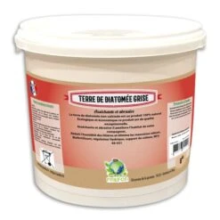 Terre De Diatomée Grise Calcinée Non-alimentaire Pour Poules Et Volailles Seau 6kg - Prefor