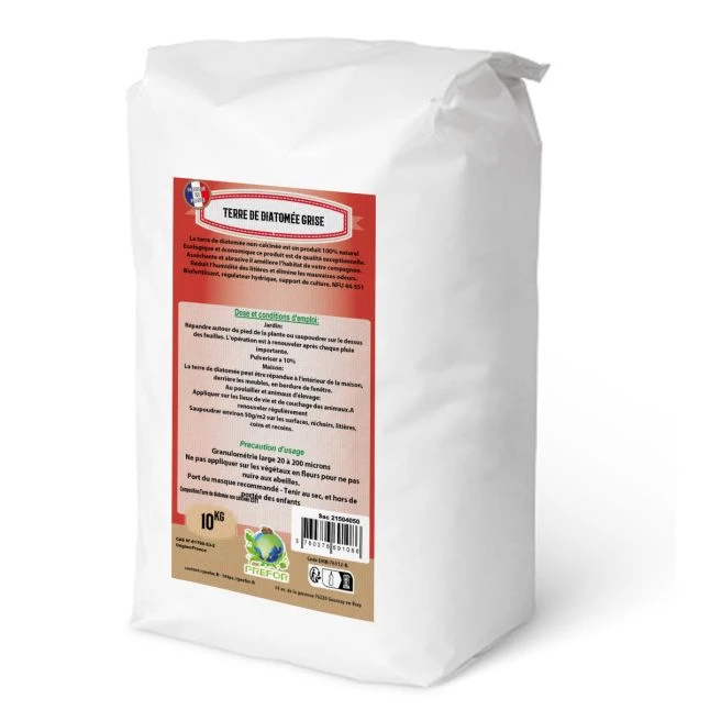 Terre De Diatomée Grise Calcinée Non-alimentaire Pour Poules Et Volailles Sac 10kg - Prefor 3 Terre De Diatomée Grise Calcinée Non-alimentaire Pour Poules Et Volailles Sac 10kg - Prefor