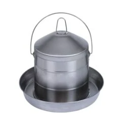 Kit 4/6 Poules Abreuvoir Inox 8L Et Mangeoire Galvanisé 5Kg 7 Kit 4/6 Poules Abreuvoir Inox 8L Et Mangeoire Galvanisé 5Kg -Chemin des Poulaillers Boutique abreuvoir inox 8l gaun 1