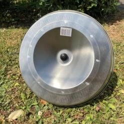 Abreuvoir Poule En Acier Inoxydable 8L - Gaun -Chemin des Poulaillers Boutique abreuvoir inox volaille 8l vue dessous