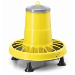 Kit Plastique 6/8 Poules Abreuvoir 10L Et Mangeoire 8,5Kg -Chemin des Poulaillers Boutique abreuvoir sipho de poule anse et pieds 10l river systems