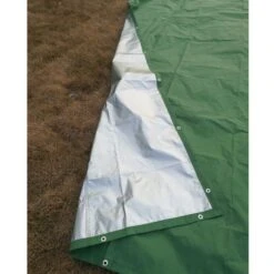 Bâche Pour Grand Enclos Poulailler Parc Grillagé - 4x4x2,8m -Chemin des Poulaillers Boutique bache pour parc grillage poulailler depliee retournee