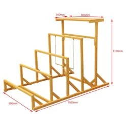 Aire De Jeux En Bois Pour Poule Avec Balançoire -Chemin des Poulaillers Boutique balancoire poule bois dimensions