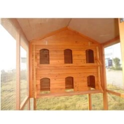 Pigeonnier En Bois 12 Pigeons Huppé Toit Shingle Vert -Chemin des Poulaillers Boutique dfb013 50