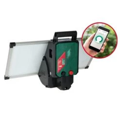 KERBL Electrificateur De Clôture Poule Et Volaille Compact Solaire Sun Power S 2400 Smart - Ako -Chemin des Poulaillers Boutique electrificateur solaire sun power s 2400 smart ako avec app