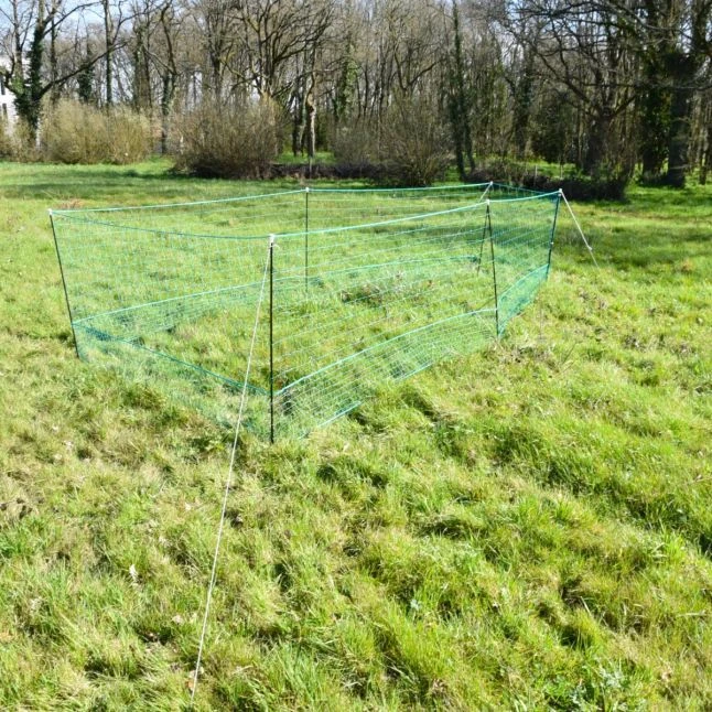Filet Poule Grande Hauteur Double Pointe 25m X 1,26m - Zen Farm 3 Filet Poule Grande Hauteur Double Pointe 25m X 1,26m - Zen Farm
