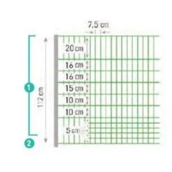 Filet Volaille Beaumont Non Électrifié 50m Hauteur 1,12m -Chemin des Poulaillers Boutique filet volaille beaumont non electrifie 50m hauteur 1 12m mesures