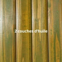 Huile De Lin Poule Novoléo Color Teintée Verte 1L - Oléobois -Chemin des Poulaillers Boutique huile de lin teintee bois exterieur nov oleo 1l couleur vert 2 couches