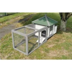 Liquidation - Poulailler Nankin Toit Shingle 2 à 4 Poules Bois FSC 14 Liquidation - Poulailler Nankin Toit Shingle 2 à 4 Poules Bois FSC -Chemin des Poulaillers Boutique image nankin de trois quart face r duit