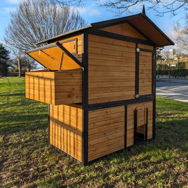 Poulailler Vorwerk Toit Shingle 10 à 12 Poules 8 Poulailler Vorwerk Toit Shingle 10 à 12 Poules – Image 6