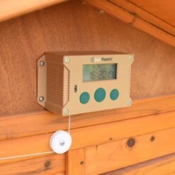 Poulailler Vorwerk Toit Shingle 10 à 12 Poules 27 Poulailler Vorwerk Toit Shingle 10 à 12 Poules -Chemin des Poulaillers Boutique installation portier automatique poulailler zen farm vert 4