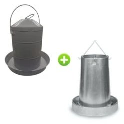 Gaun Kit Expert 8/10 Poules Abreuvoir 12L Et Mangeoire 20Kg