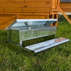 Mangeoire Pour Poule à Pédale En Acier Galvanisé 5kg - Gaun 6 Mangeoire Pour Poule à Pédale En Acier Galvanisé 5kg - Gaun -Chemin des Poulaillers Boutique mangeoire a pedale poule gaun ouverte