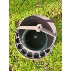 Gaun Mangeoire Poule à Pieds En Plastique Recyclé Eco 4Kg -Chemin des Poulaillers Boutique mangeoire poule plastique recycle eco gaun 4kg interieur