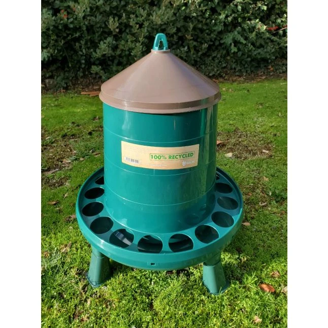 Gaun Mangeoire Poule à Pieds En Plastique Recyclé Eco 8Kg 3 Gaun Mangeoire Poule à Pieds En Plastique Recyclé Eco 8Kg