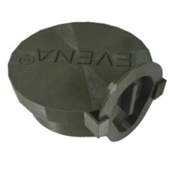 Mangeoire Pour Poule En Plastique Vert Tube Transparent 7kg Prima - Evena -Chemin des Poulaillers Boutique mangeoire tube vert gris evena bouchon