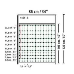 Porte Pour Filet Poule électrifiable 95 à 125 Cm - Kerbl 15 Porte Pour Filet Poule électrifiable 95 à 125 Cm - Kerbl -Chemin des Poulaillers Boutique porte pour filet cloture poule kerbl filet 125cm