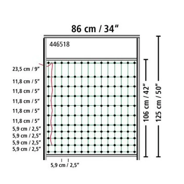 Porte Pour Filet Poule électrifiable 95 à 125 Cm - Kerbl 9 Porte Pour Filet Poule électrifiable 95 à 125 Cm - Kerbl – Image 7