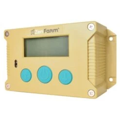 Portier Zen Farm Poulailler -Chemin des Poulaillers Boutique portier automatique poulailler zenfarm bleu vue cote