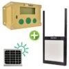 Portier Zen Farm Autonome Solaire Poulailler Et Trappe Autobloquante Taille Unique 2 Portier Zen Farm Autonome Solaire Poulailler Et Trappe Autobloquante Taille Unique -Chemin des Poulaillers Boutique portier automatique zenfarm vert trappe autobloquante et panneau solaire