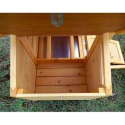 Poulailler Bantam L 1 à 2 Poules Toit Shingle -Chemin des Poulaillers Boutique poulailler 1 a 2 poules bois bantam l pondoir ouvert