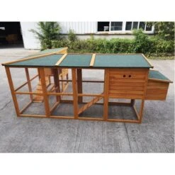 Liquidation - Poulailler Barbu Double Toit Shingle 6 à 10 Poules 11 Liquidation - Poulailler Barbu Double Toit Shingle 6 à 10 Poules -Chemin des Poulaillers Boutique poulailler bois barbu double exterieur arriere