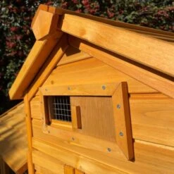 Poulailler Bréda S 1 à 2 Poules Toit Bois -Chemin des Poulaillers Boutique poulailler bois breda s detail