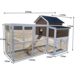 Poulailler Brahma Toit Shingle 6 à 8 Poules Bois FSC -Chemin des Poulaillers Boutique poulailler brahma 6 8 poules dimensions