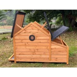 Poulailler Burma 2 à 4 Poules Toit Shingle Ouvrant -Chemin des Poulaillers Boutique poulailler burma 2 a 4 poules arriere