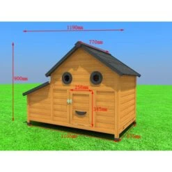 Poulailler Burma 2 à 4 Poules Toit Shingle Ouvrant -Chemin des Poulaillers Boutique poulailler burma 2 a 4 poules dimensions