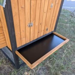 Poulailler Finlandais Toit Tôle Isolé Ouvrable 4 à 8 Poules -Chemin des Poulaillers Boutique poulailler finlandais toit tole isole 4 a 8 poules tiroir