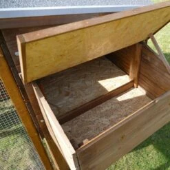 Poulailler Houdan XL Sur Pilotis Toit Shingle Noir 6 Poules Bois Epicéa -Chemin des Poulaillers Boutique poulailler houdan xl pilotis interieur pondoir