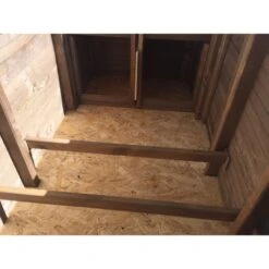 Poulailler Houdan XL Toit Shingle Noir 6 Poules Epicéa FSC -Chemin des Poulaillers Boutique poulailler houdan xl vue interieur pondoirs