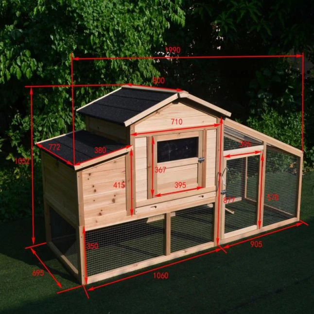 Poulailler Soie Toit Shingle Et Polycarbonate 4 à 6 Poules 11 Poulailler Soie Toit Shingle Et Polycarbonate 4 à 6 Poules – Image 9