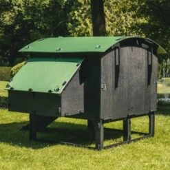 Poulailler Nestera Sur Pieds Taille L Plastique Recyclé 8 à 15 Poules 16 Poulailler Nestera Sur Pieds Taille L Plastique Recyclé 8 à 15 Poules -Chemin des Poulaillers Boutique poulailler plastique recycle nestera l profil arriere lum