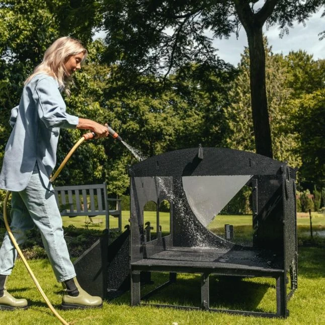 Poulailler Nestera Sur Pieds Taille L Plastique Recyclé 8 à 15 Poules 12 Poulailler Nestera Sur Pieds Taille L Plastique Recyclé 8 à 15 Poules – Image 10