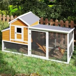 Poulailler Toit Renforcé M Toit Plastique 6 à 8 Poules