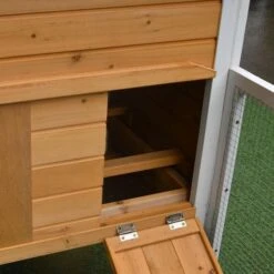 Poulailler Toit Renforcé S Toit Plastique 4 à 6 Poules -Chemin des Poulaillers Boutique poulailler toit renforce s 4 a 6 poules detail entr e