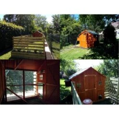 Poulailler Marans Toit Shingle 15 à 18 Poules -Chemin des Poulaillers Boutique poulailler marans vue multiple