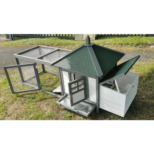 Liquidation - Poulailler Nankin Toit Shingle 2 à 4 Poules Bois FSC 5 Liquidation - Poulailler Nankin Toit Shingle 2 à 4 Poules Bois FSC – Image 3