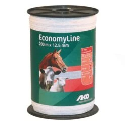 KERBL Ruban Conducteur Pour Clôture Poule Et Volaille EconomyLine 200m - Ako