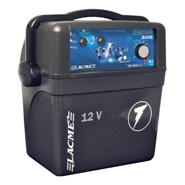 Electrificateur De Clôture Poule Et Volaille Autonome Haute Puissance Secur 300 - Lacmé 3 Electrificateur De Clôture Poule Et Volaille Autonome Haute Puissance Secur 300 - Lacmé