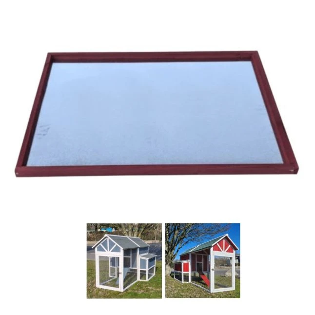 Tiroir à Déjections Pour Poulailler Deluxe 10 à 12 Poules Rouge 3 Tiroir à Déjections Pour Poulailler Deluxe 10 à 12 Poules Rouge