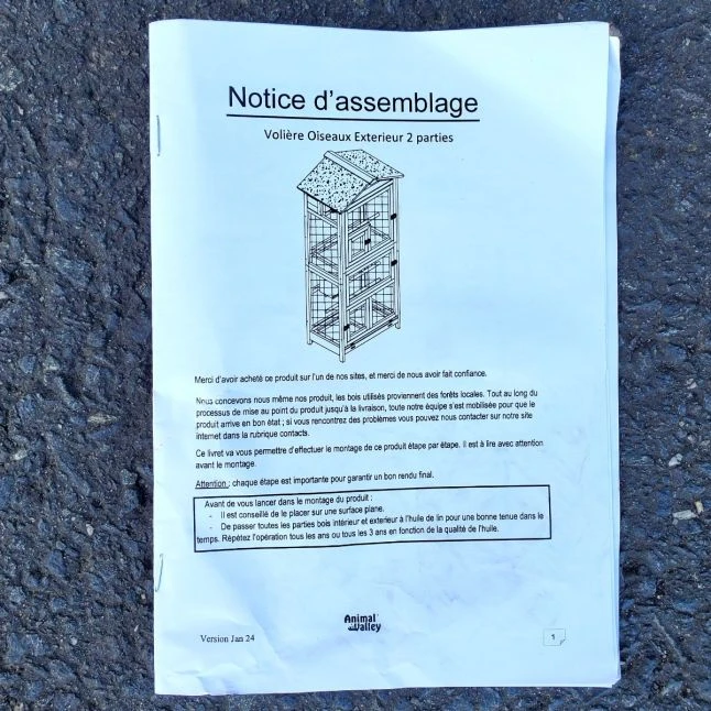 Volière Pour Oiseaux En Bois Double Toit Shingle 18 Volière Pour Oiseaux En Bois Double Toit Shingle – Image 16