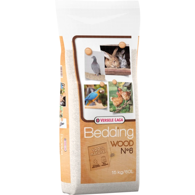 VERSELE-LAGA Litière Naturelle Poule Wood Bedding N°6 60L - Versele Laga 2 VERSELE-LAGA Litière Naturelle Poule Wood Bedding N°6 60L - Versele Laga